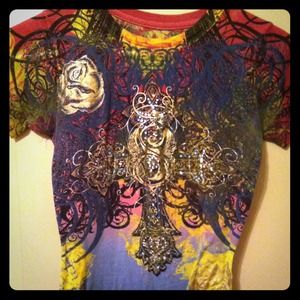 Multi colored Sinful shirt