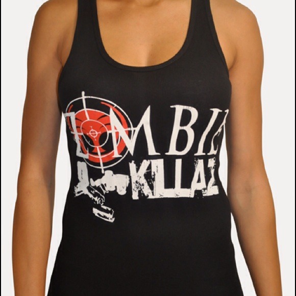 New black zombie killaz tank top.