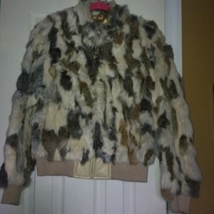 Bunny fur coat