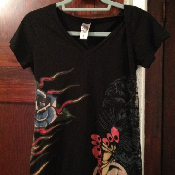 Authentic Ed hardy tee