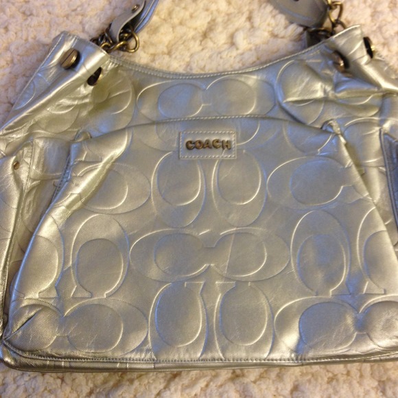 Silver Coach purse