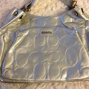 Silver Coach purse