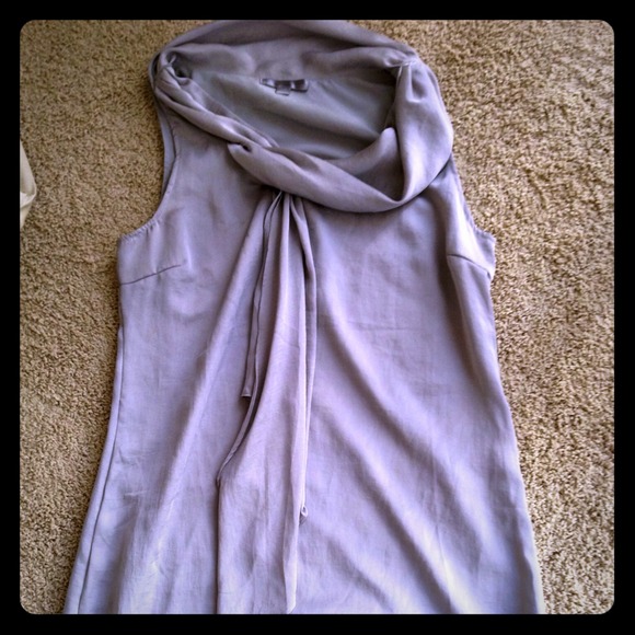 Gorgeous silky dress! Silver