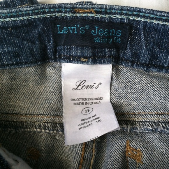⚠SOLDSOLD ️Girls skinny fit Levi's⚠️ - Picture 2 of 4