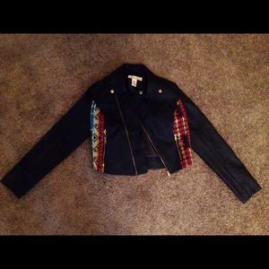 NASTY GAL Tribal Motor Style Jacket