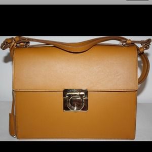 Salvatore Ferragamo  Marisol Lock Shoulder bag