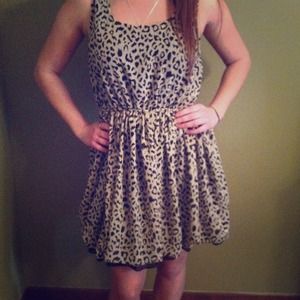 Reduced !!!Cutest cheetah summer dress ! Nwt!