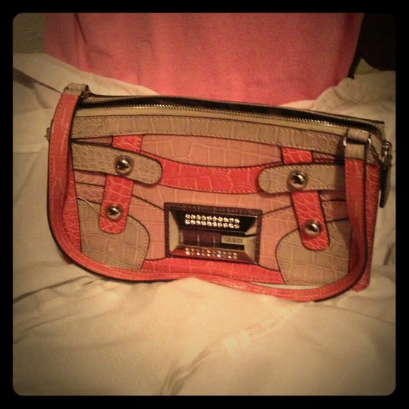New pink purse by guess