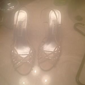 light brown sequenced heel