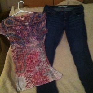 Great outfit hollister jeans size 5 short