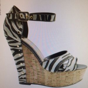 Wedge Cork Embellished & Studed Sandals