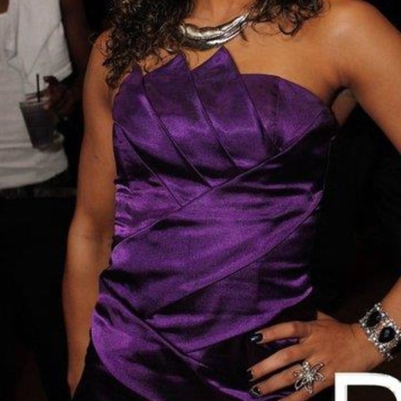 Purple Cocktail Dress