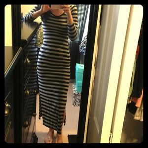 Bundled w/ blue maxi Striped maxi dress (2)