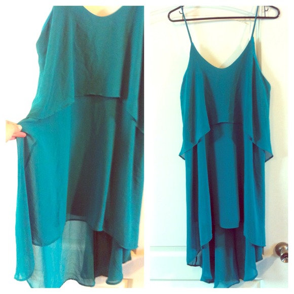 Emerald green dress