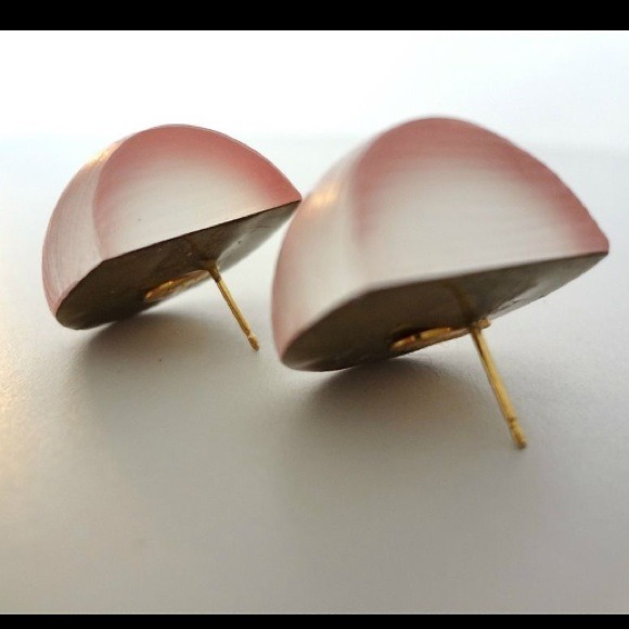 HOST PICK! 💖Alexis Bittar Pink Lucite Earrings - Picture 2 of 3