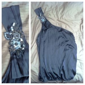 One shoulder dressy top