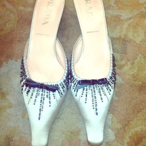 Prada Satin mules 7 1/2