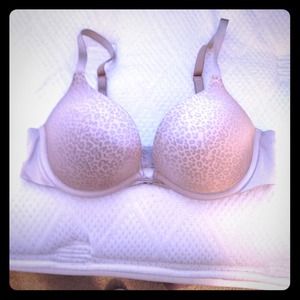 Leopard print push up bra