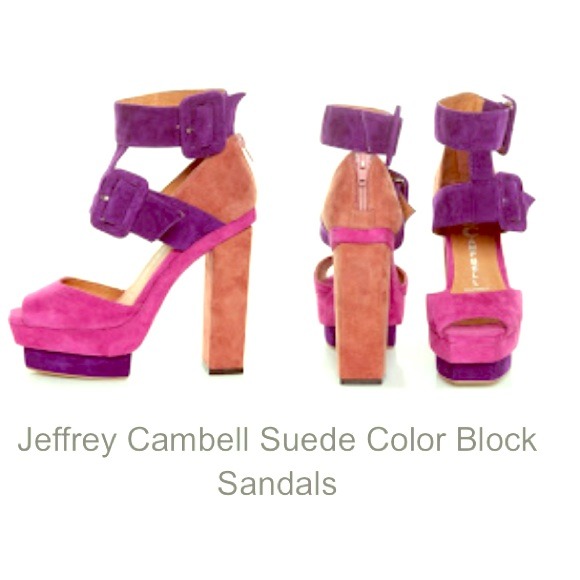 REDUCED!!!! Jeffrey Campbell color blocking
