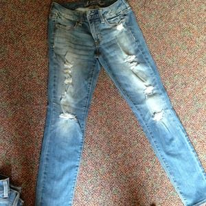 Size 6 reg. American Eagle jeggings. Worn once.
