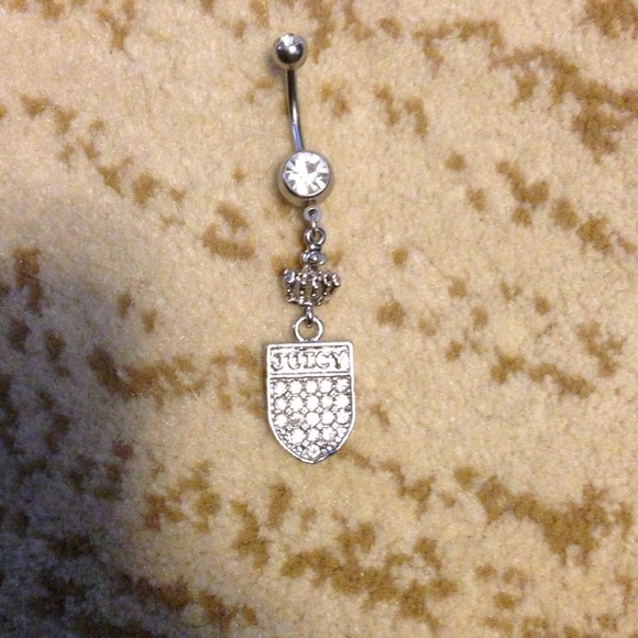 Silver Juicy Belly Button Ring