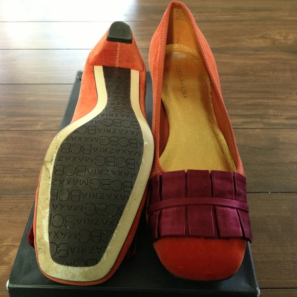 Pumpkin & Raspberry Velvet Pumps! - Picture 3 of 4