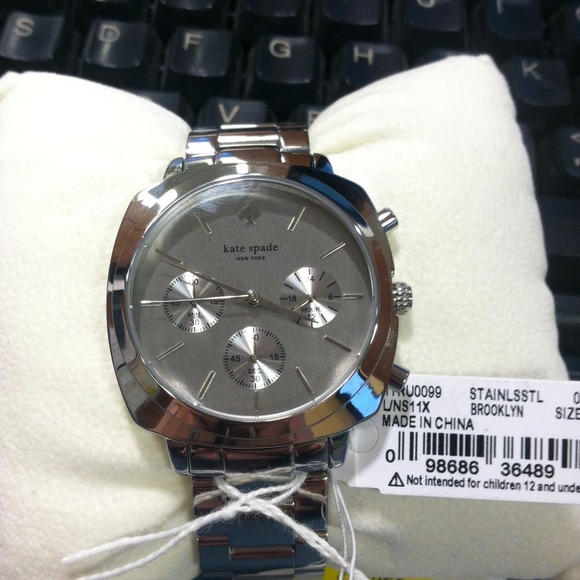 Kate spade Brooklyn silver watch