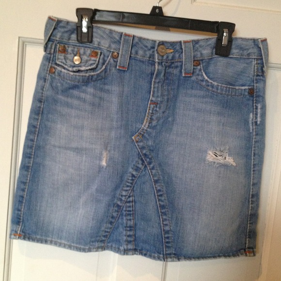 ❌TRADED❌True Religion Miniskirt