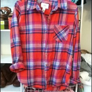 Cotton flannel shirt