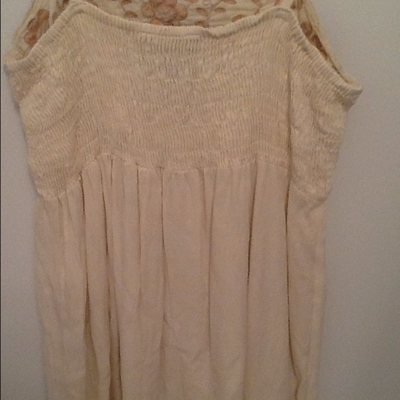Boho Chic Cream Dress - Picture 3 of 4