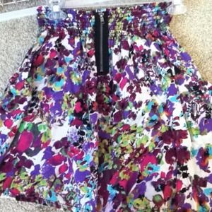 Floral colorful skirt