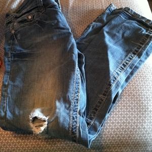 Arden B Deconstructed Jeans, size 4