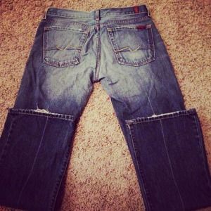 Men's 7 for all man kind bootcut jeans