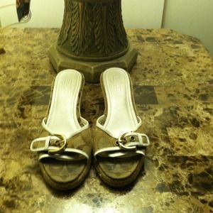 Authentic coach sandals