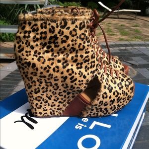Jeffrey Campbell Mary-fur cheetah 7.5