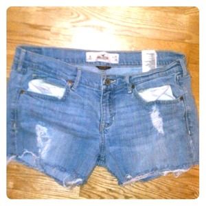 Hollister jean shorts