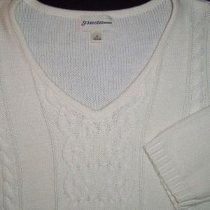 Cream Cable Knit Sweater