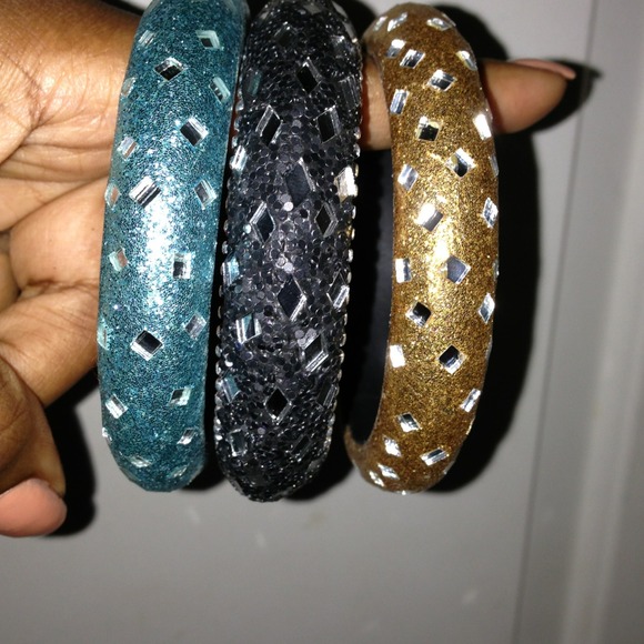 Mirror mirror bangle set - Picture 2 of 2