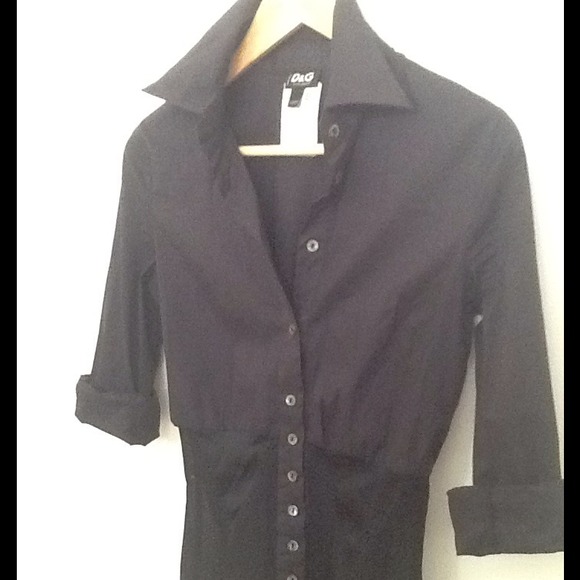 Dolce & Gabbana Black Sheer Panel Top - Picture 4 of 4