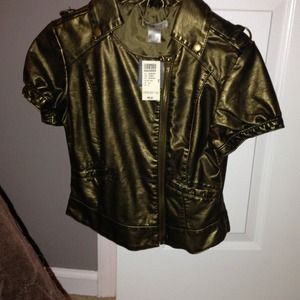 Arden B faux leather vest *REDUCED