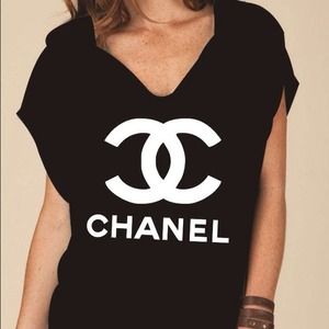 Chanel logo on a poncho