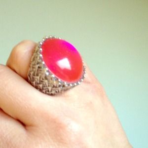 Sold! H&M chunky big ring size 6-7, more like a 7