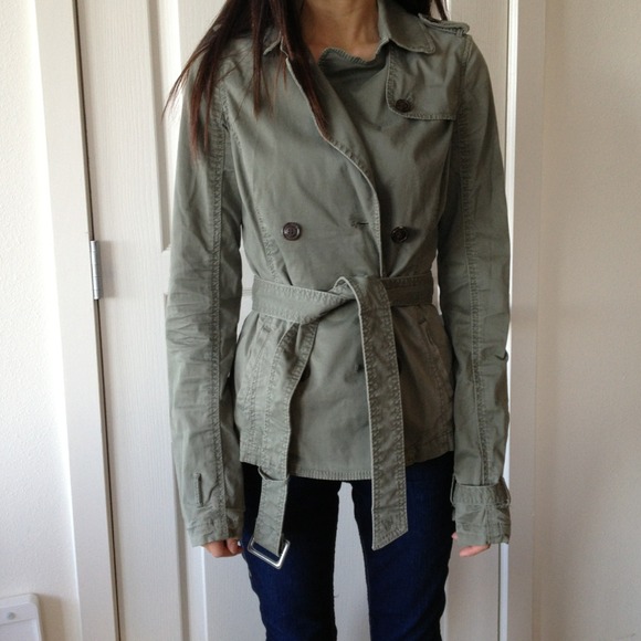Abercrombie & Fitch Khaki Causal Jacket