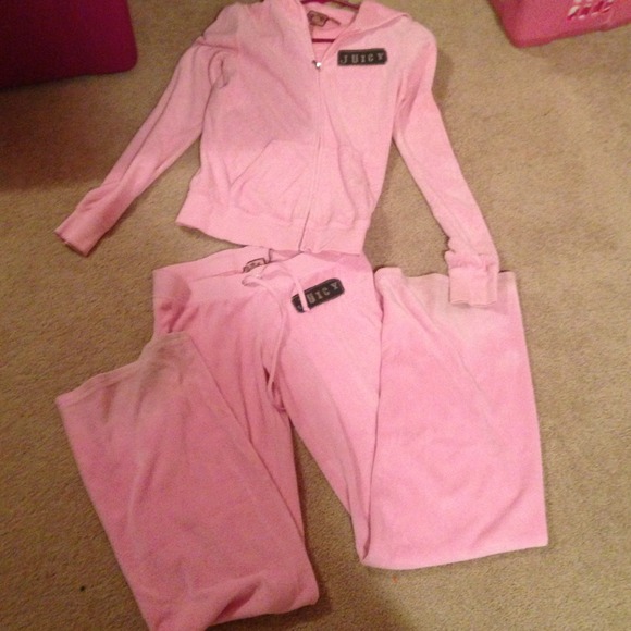 Sold in bundle Pink juicy track suit