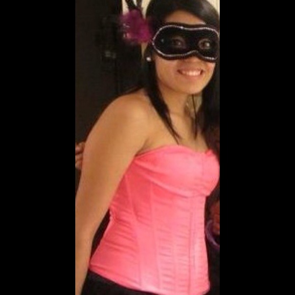 Hot pink corset!!
