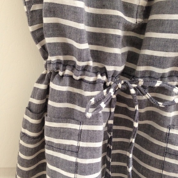 đ´SOLD. J.Crew Striped Linen Dress - Picture 3 of 4