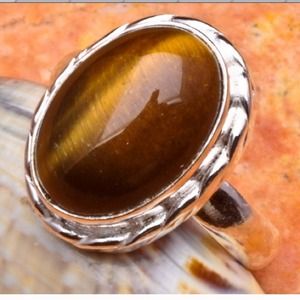 Tiger eye ring
