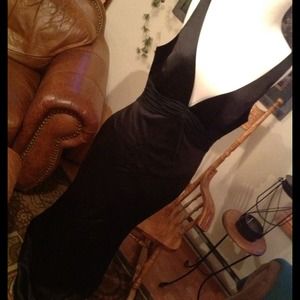 🎩New!! Elegant mermaid black satin and chiffon.