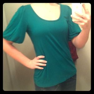 Green blouse
