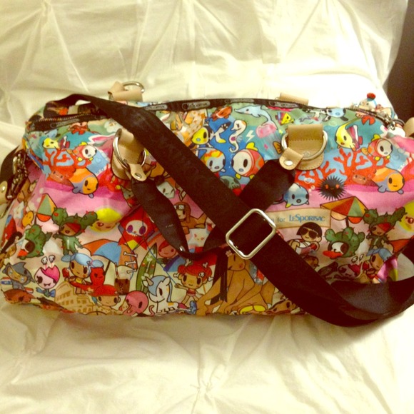 Tokidoki for Le Sport Sac nylon duffle